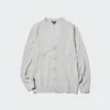 Cardigan da uomo in maglia con scollo a V