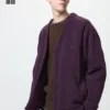 Cardigan in pile unisex