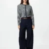 Cardigan morbido a coste da donna | A righe Cardigan morbido a coste da donna | A righe
