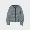 Cardigan morbido a coste da donna | A righe Cardigan morbido a coste da donna | A righe