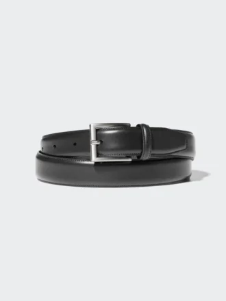 Cintura da uomo in pelle italiana cucita Cintura da uomo in pelle italiana cucita