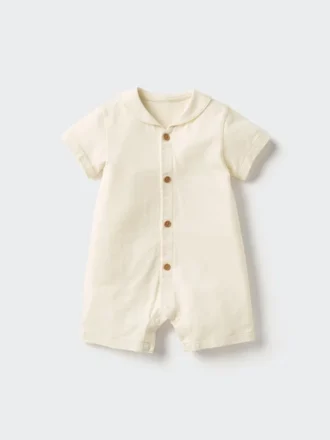 Completo a maniche corte con pantaloncini per neonati
