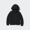 Felpa con cappuccio a maniche lunghe e zip integrale Kids Ultra Stretch Dry Sweat Felpa con cappuccio a maniche lunghe e zip integrale Kids Ultra Stretch Dry Sweat