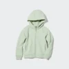 Felpa con cappuccio a maniche lunghe e zip integrale Kids Ultra Stretch Dry Sweat Felpa con cappuccio a maniche lunghe e zip integrale Kids Ultra Stretch Dry Sweat