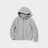 Felpa con cappuccio a maniche lunghe e zip integrale Kids Ultra Stretch Dry Sweat Felpa con cappuccio a maniche lunghe e zip integrale Kids Ultra Stretch Dry Sweat