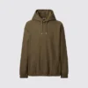 Felpa con cappuccio a maniche lunghe in jersey spazzolato da uomo Felpa con cappuccio a maniche lunghe in jersey spazzolato da uomo