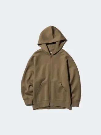 Felpa con cappuccio da donna Dry Sweat Relaxed con zip integrale