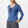 Felpa con cappuccio da donna Ultra Stretch AIRism con protezione UV e zip integrale