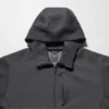 Felpa con cappuccio da uomo in tessuto Stretch Dry Sweat a maniche lunghe con zip integrale
