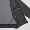 Felpa con cappuccio da uomo in tessuto Stretch Dry Sweat a maniche lunghe con zip integrale