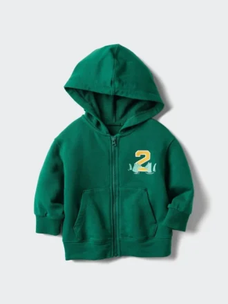 Felpa con cappuccio e zip integrale Baby Baby Ultra Stretch