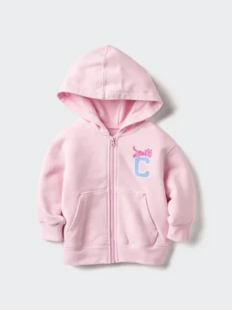 Felpa con cappuccio e zip integrale Baby Baby Ultra Stretch