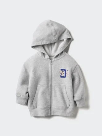 Felpa con cappuccio e zip integrale Baby Baby Ultra Stretch