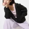 Felpa con cappuccio e zip integrale da donna Felpa con cappuccio e zip integrale da donna