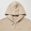 Felpa con cappuccio e zip integrale da donna (a righe)