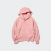 Felpa con cappuccio e zip integrale da donna HEATTECH con fodera in pile Felpa con cappuccio e zip integrale da donna HEATTECH con fodera in pile