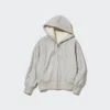 Felpa con cappuccio e zip integrale da donna HEATTECH con fodera in pile Felpa con cappuccio e zip integrale da donna HEATTECH con fodera in pile