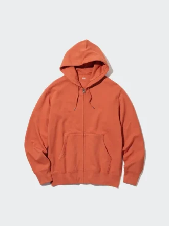 Felpa con cappuccio e zip integrale da uomo