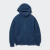 Felpa con cappuccio e zip integrale da uomo HEATTECH con fodera in pile Felpa con cappuccio e zip integrale da uomo HEATTECH con fodera in pile