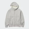 Felpa con cappuccio e zip integrale da uomo HEATTECH con fodera in pile Felpa con cappuccio e zip integrale da uomo HEATTECH con fodera in pile