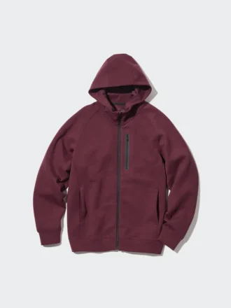 Felpa con cappuccio e zip integrale Dry Stretch da uomo