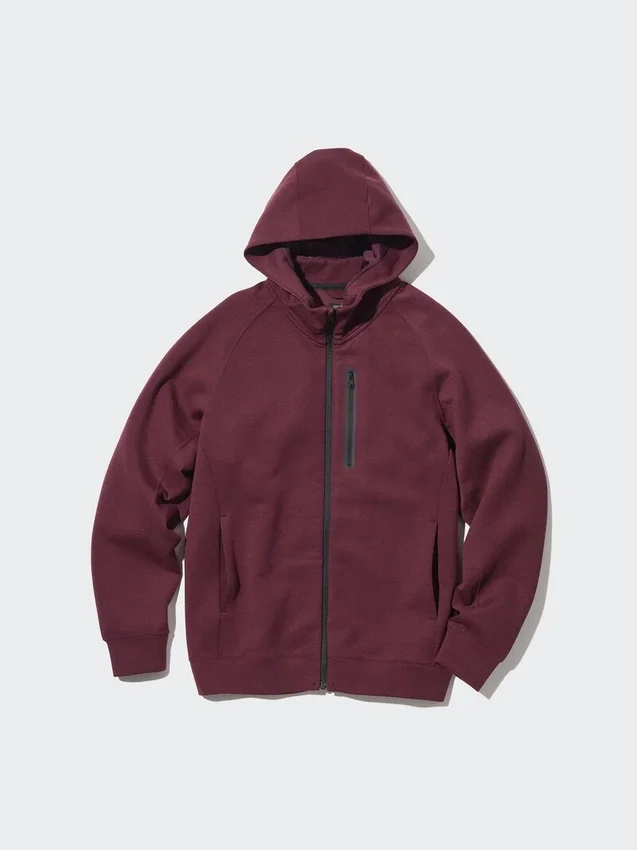 Felpa con cappuccio e zip integrale Dry Stretch da uomo Felpa con cappuccio e zip integrale Dry Stretch da uomo