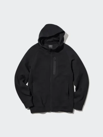 Felpa con cappuccio e zip integrale Dry Stretch da uomo