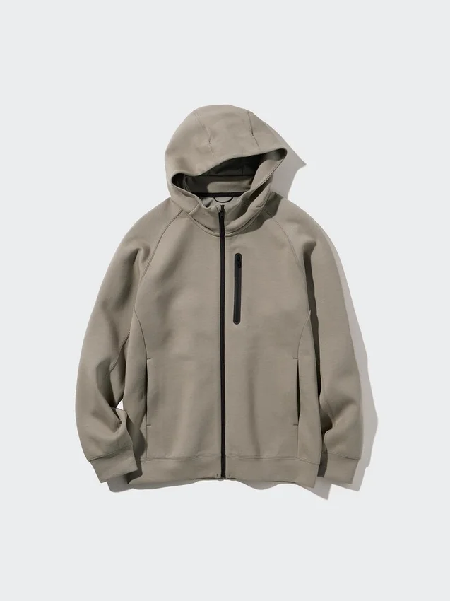 Felpa con cappuccio e zip integrale Dry Stretch da uomo Felpa con cappuccio e zip integrale Dry Stretch da uomo