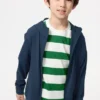 Felpa con cappuccio e zip integrale Kids AIRism con protezione UV Felpa con cappuccio e zip integrale Kids AIRism con protezione UV