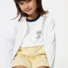 Felpa con cappuccio e zip integrale Kids AIRism con protezione UV Felpa con cappuccio e zip integrale Kids AIRism con protezione UV