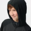 Felpa con cappuccio e zip integrale Kids AIRism con protezione UV