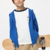 Felpa con cappuccio e zip integrale Kids Dry Sweat