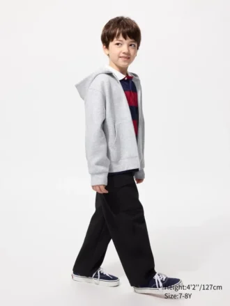Felpa con cappuccio e zip integrale Kids Dry Sweat