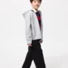 Felpa con cappuccio e zip integrale Kids Dry Sweat