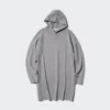 Felpa con cappuccio in maglia di cotone liscio da donna Felpa con cappuccio in maglia di cotone liscio da donna