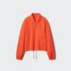 Felpa da donna con mezza zip Felpa da donna con mezza zip