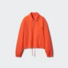 Felpa da donna con mezza zip Felpa da donna con mezza zip