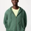 Felpa unisex con cappuccio e zip integrale