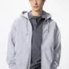 Felpa unisex con cappuccio e zip integrale Felpa unisex con cappuccio e zip integrale