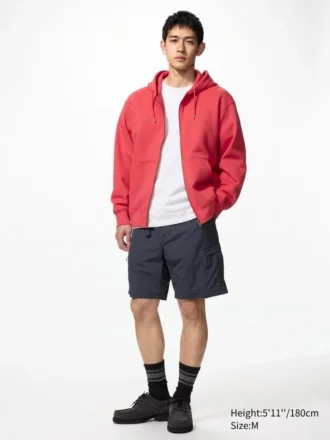 Felpa unisex con cappuccio e zip integrale Felpa unisex con cappuccio e zip integrale