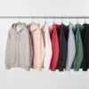 Felpa unisex con cappuccio e zip integrale