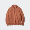 Felpa unisex con mezza zip Felpa unisex con mezza zip