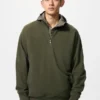 Felpa unisex con mezza zip Felpa unisex con mezza zip