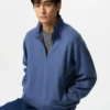 Felpa unisex con mezza zip Felpa unisex con mezza zip