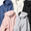 Felpa unisex con mezza zip Felpa unisex con mezza zip