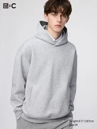 Felpa unisex oversize con cappuccio da felpa con cappuccio