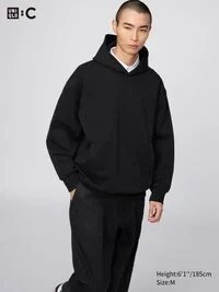 Felpa unisex oversize con cappuccio da felpa con cappuccio