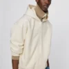 Felpa unisex oversize con cappuccio e zip integrale