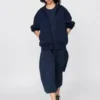 Felpa unisex oversize con cappuccio e zip integrale