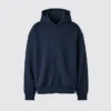 Felpa unisex oversize con cappuccio e zip integrale